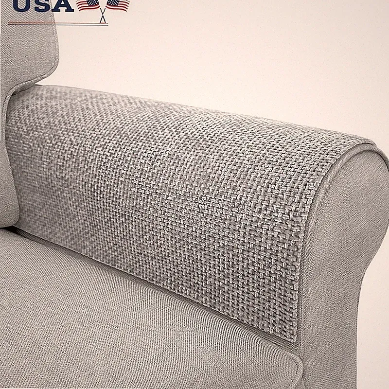 Waterproof Anti-Slip Couch Arm Covers Furniture Protector Pet Friendly 2 Pack US